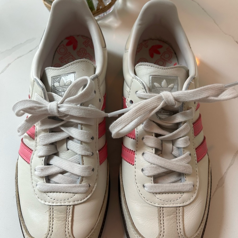 Adidas sambas sneakers white lucid pink women’s